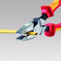 Knipex 9-1/4 in. High Leverage Insulated Lineman Pliers, 1,000 V thumbnail 4