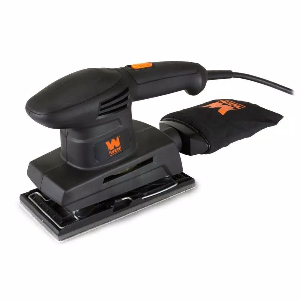 WEN 1.2 Amp Electric 1/3 Sheet Sander, 12,000 OPM Corded Detail Sander