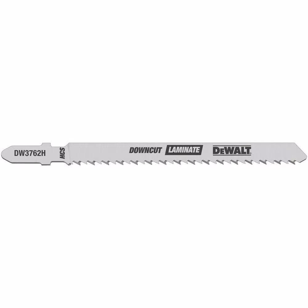 DEWALT 4 in. 10 TPI Bi-Metal T-Shank Jig Saw Blades for Laminate and Wood (5-Pack)