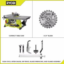 RYOBI 13 Amp 8-1/4 in. Corded Table Saw thumbnail 2
