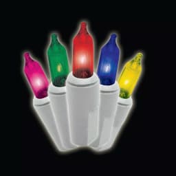 Unbranded Brite Star 100-Light Multi-Color Icicle Lights, 2-Pack, White Wire thumbnail 1