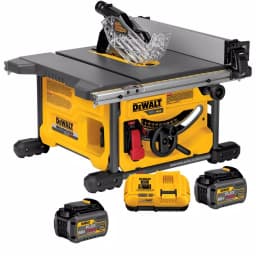 DEWALT FLEXVOLT 60V MAX Cordless Brushless 8-1/4 in. Table Saw Kit with (2) 6.0 Ah Batteries thumbnail 1