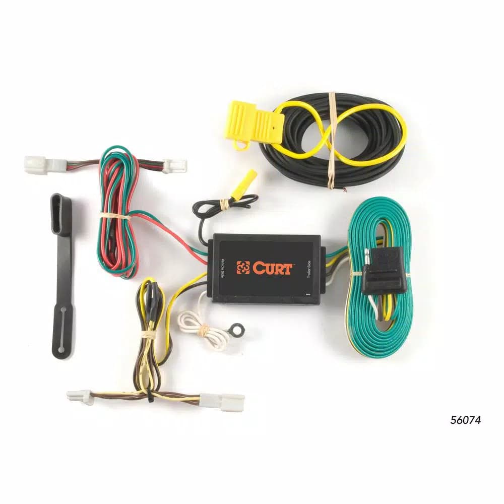 CURT Custom Vehicle-Trailer Wiring Harness, 4-Way Flat, for Infiniti FX35 FX37 FX50 QX70
