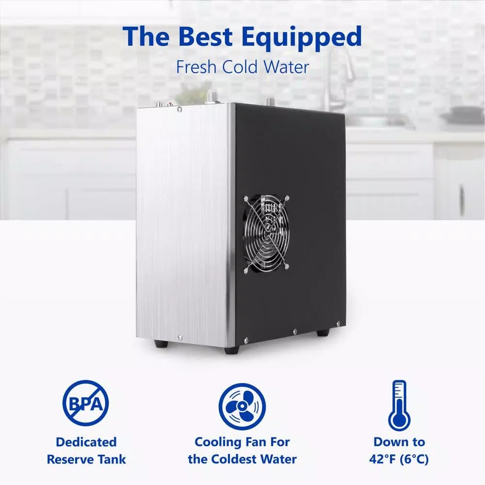 Express Water PC2000 Adjustable Power Water Chiller System with Cooling Fan and Tubing