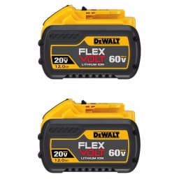 DEWALT FLEXVOLT 20V/60V MAX 12.0 Ah Lithium-Ion Battery (2-Pack) thumbnail 1