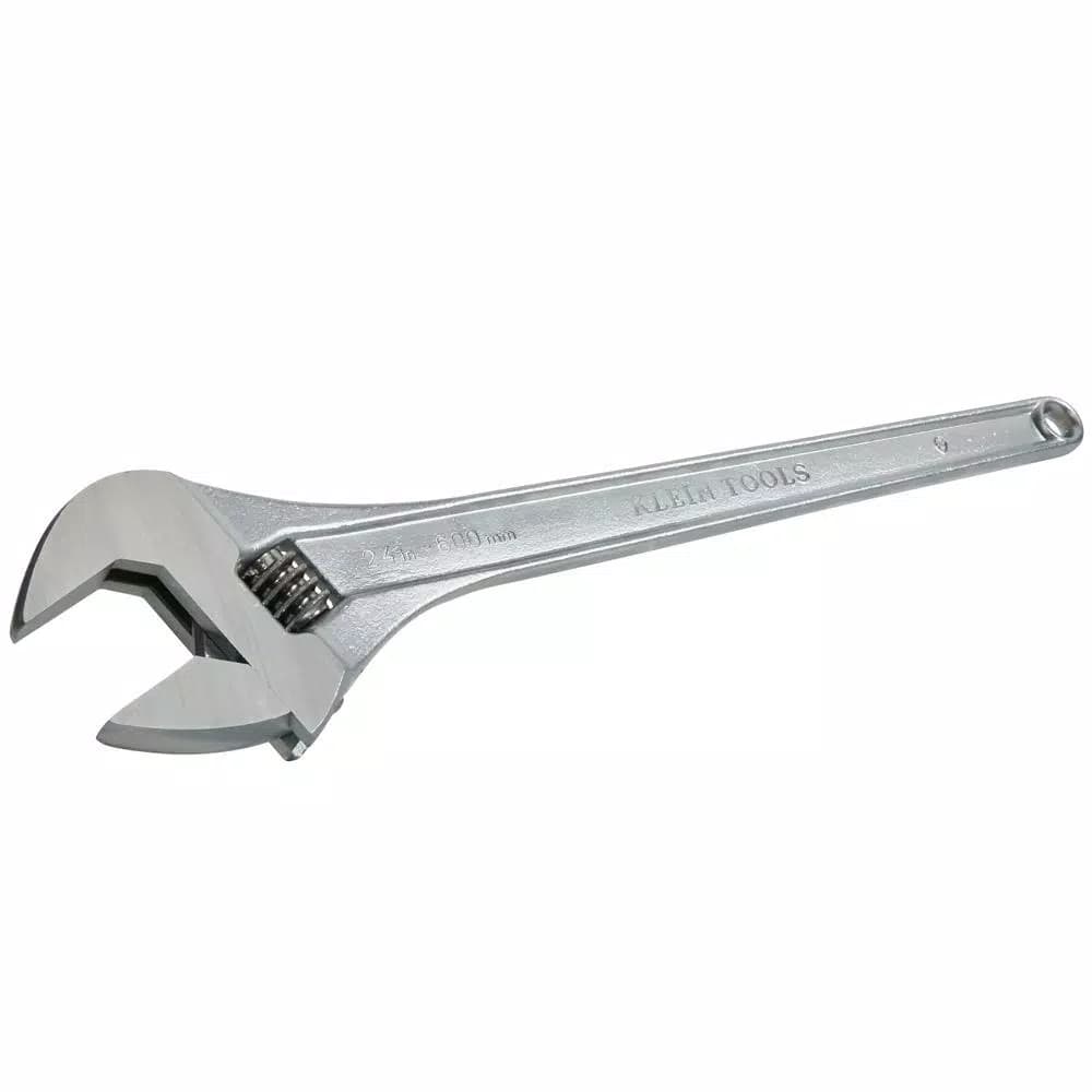 Klein Tools 24 in. Standard Capacity Adjustable Wrench, Forged Alloy Steel