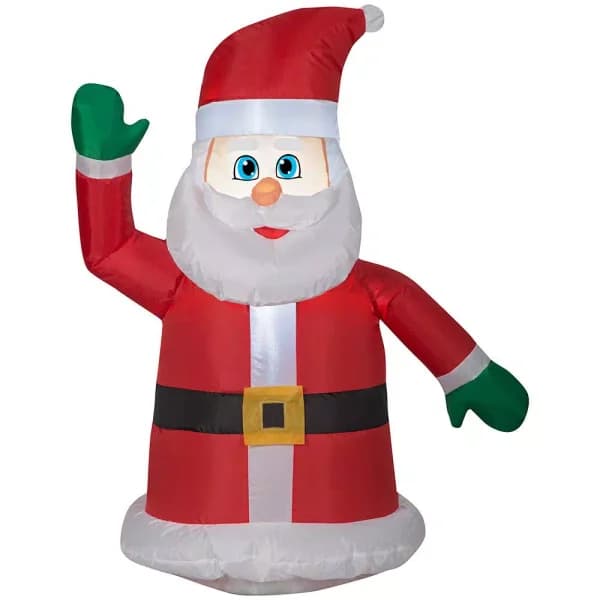 Airblown Gemmy Airblown Inflatables 3 ft. Santa Car Buddy Inflatable Passenger