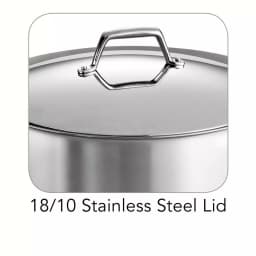 Tramontina Gourmet Prima 16 Qt. Stainless Steel Stock Pot with Lid thumbnail 4