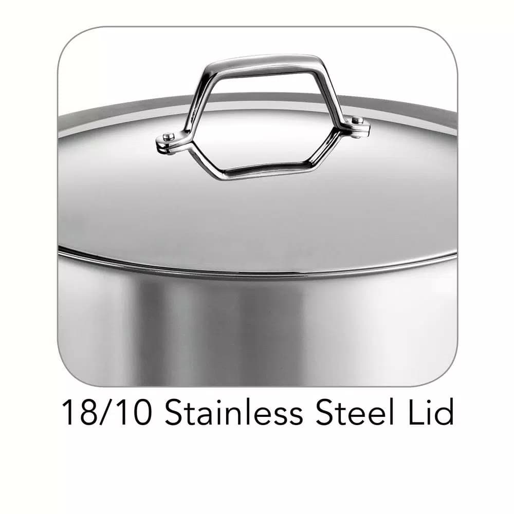 Tramontina Gourmet Prima 16 Qt. Stainless Steel Stock Pot with Lid