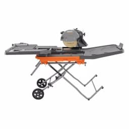 RIDGID 10 in. Wet Tile Saw with Stand, Beast Series, 3.3 HP, 34 in. Rip Capacity thumbnail 5