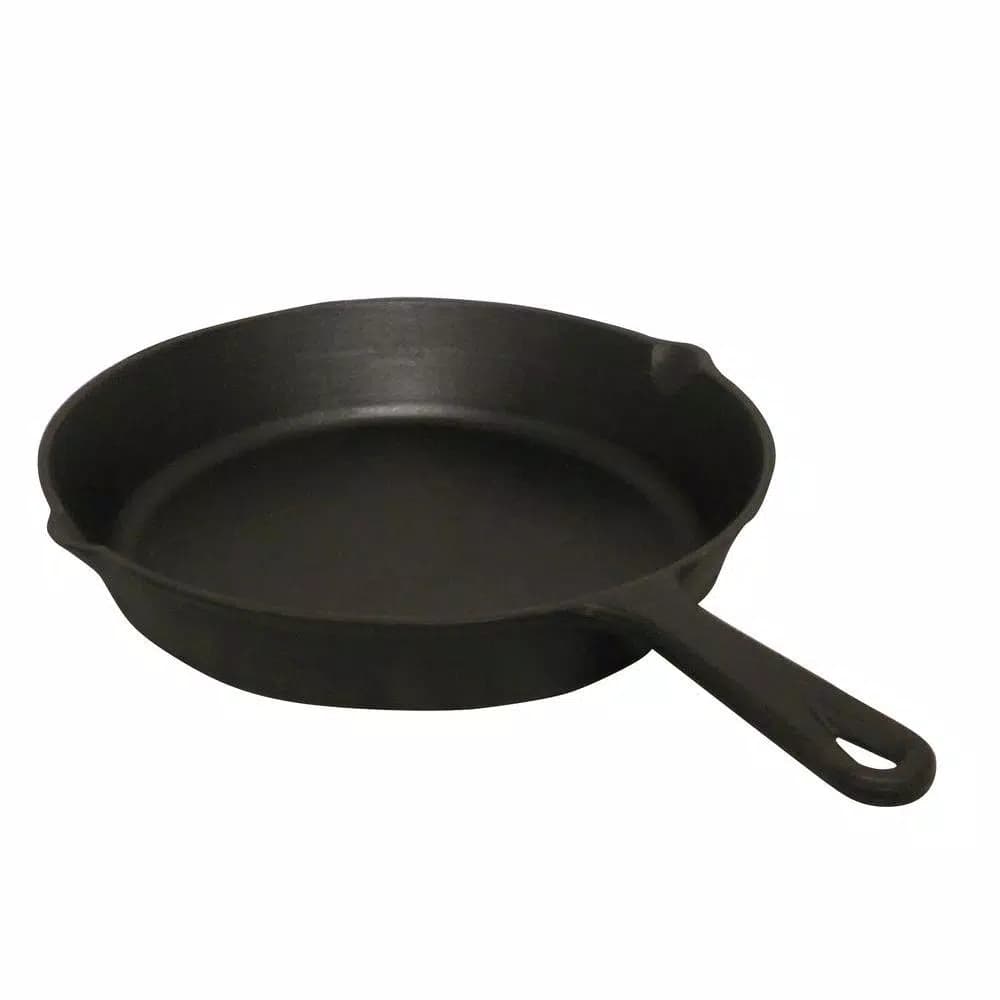 King Kooker 8 in. Pre-Seasoned Cast Iron Skillet, Black