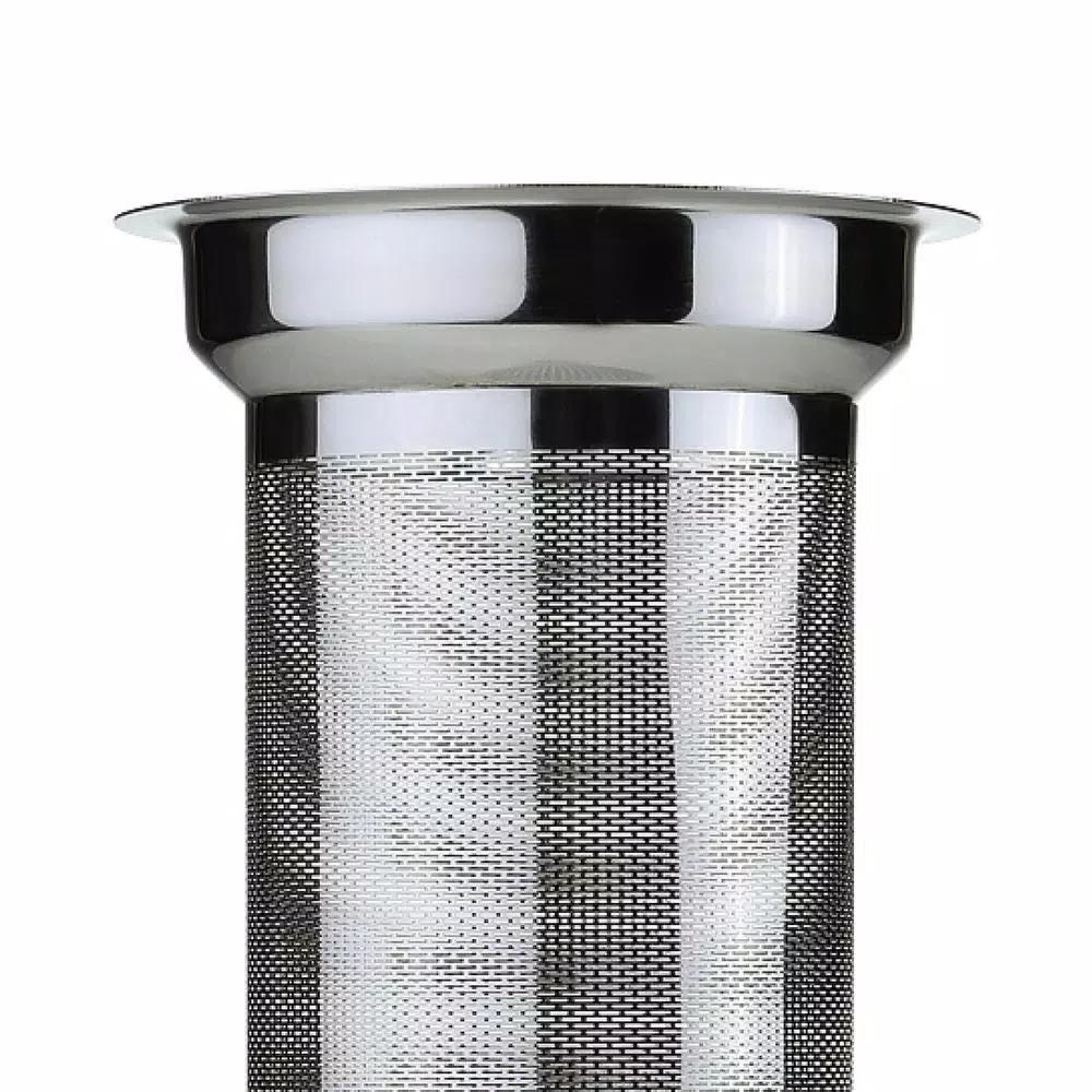 ZASSENHAUS 8-Cup Borosilicate Glass Coffee Maker & Cold Brew Infuser with Stainless Steel Filter