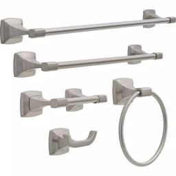 Delta Portwood Double Prong Towel and Robe Hook in SpotShield Brushed Nickel thumbnail 5