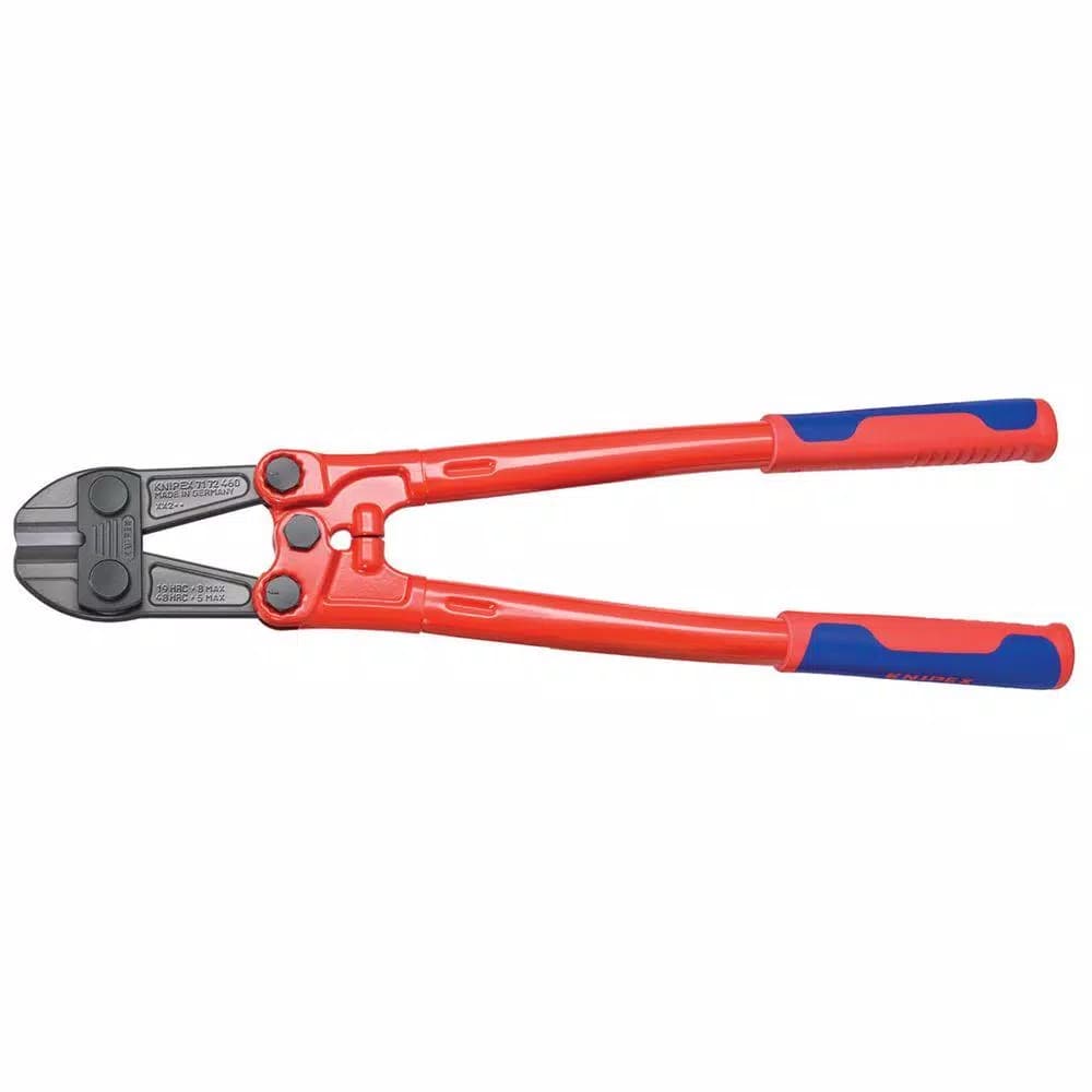 Knipex 18-1/4 in. Large Bolt Cutters with Multi-Component Comfort Grip, 48 HRC Forged Steel