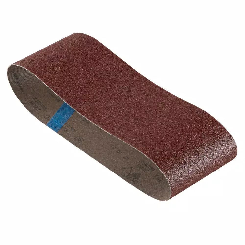 Bosch 80 Grit Red Sanding Belts, 4 in. x 24 in. (3-Pack)