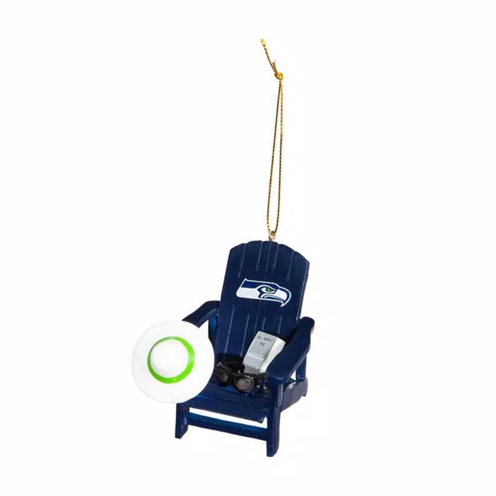 Team Sports America Seattle Seahawks NFL Adirondack Chair Christmas Ornament