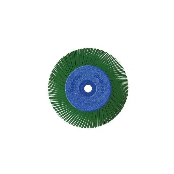 Dedeco Sunburst 6 in. TA Radial Discs, 50-Grit X-Coarse, 1/2 in. Arbor Thermoplastic Cleaning and Polishing Tool