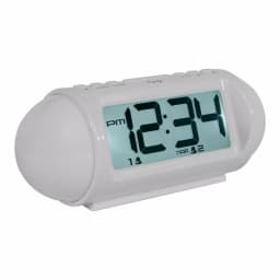Equity by La Crosse 7.25 in. LED Mood Light Alarm Clock with Nature Sounds & MP3 Aux-Input thumbnail 2