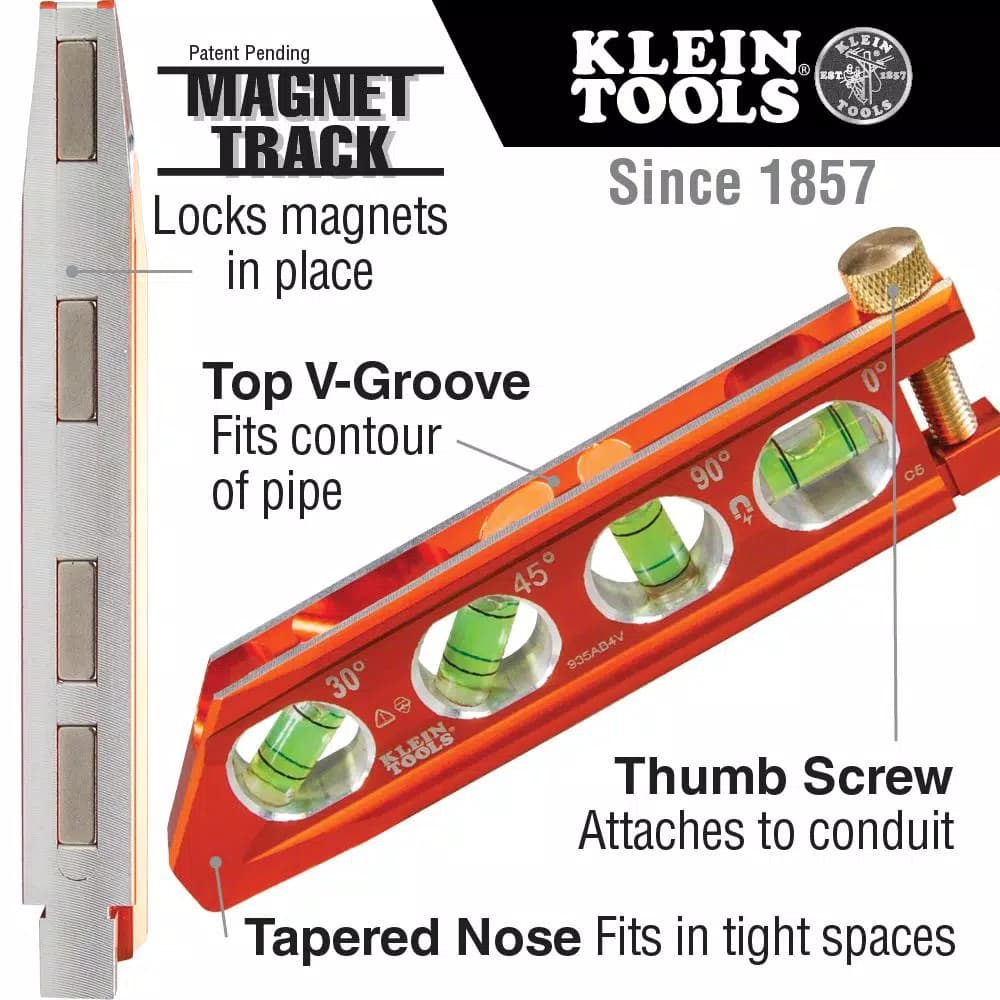 Klein Tools 25 ft. Magnetic Tape Measure and ACCU-BEND Magnetic Level Kit (2-Piece)