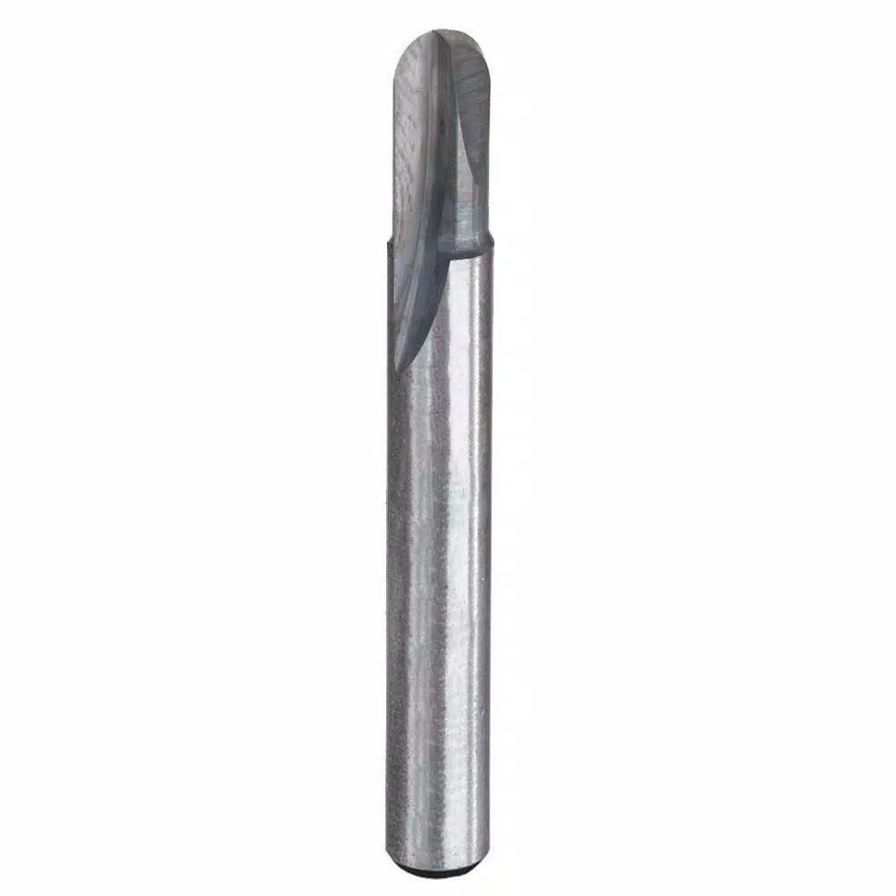 Diablo 1/8 in. Carbide Round Nose Router Bit, 1/4 in. Shank