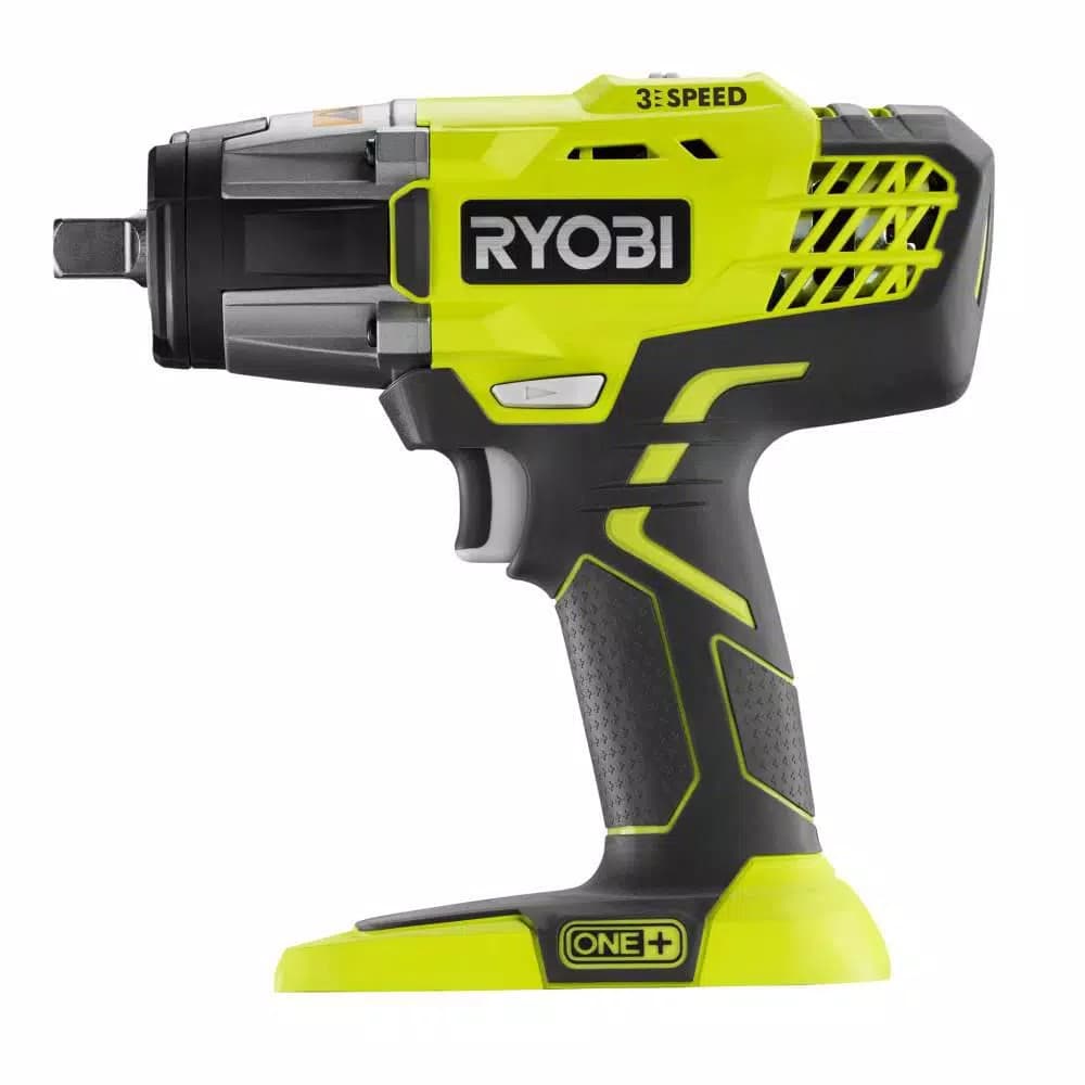 RYOBI 18V ONE+ 1/2 in. Cordless 3-Speed Impact Wrench (Tool Only)