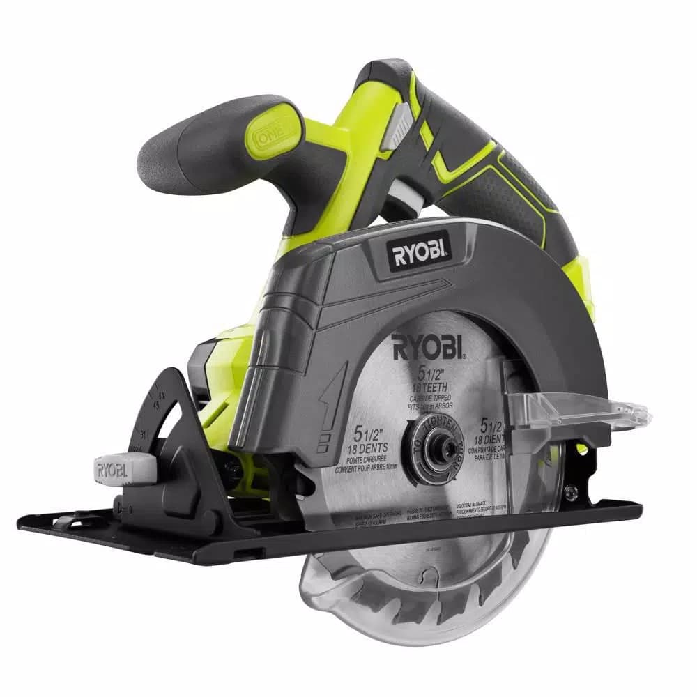 RYOBI 18V ONE+ Cordless 6-Tool Combo Kit with (2) Batteries, Charger, Bag & 60-Piece Drill/Drive Bonus Kit