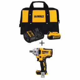 DEWALT 20V MAX XR 1/2 in. Mid-Range Brushless Cordless Impact Wrench Kit with 5.0Ah Battery & Charger thumbnail 1