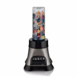 Hamilton Beach Wave Crusher 700W Blender with 40 oz. Jar and 20 oz. Travel Jar, Gray thumbnail 3