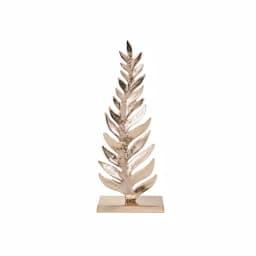 Unbranded Carrolton Small Leaf Sculpture Gold Ceramic Modern Statuary thumbnail 1