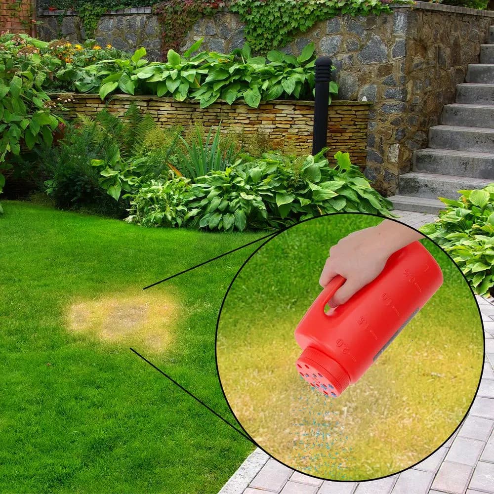 Stalwart Handheld Salt and Seed Spreader, Multi-Purpose Portable Dispenser