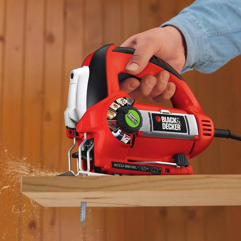 BLACK+DECKER JS670V LineFinder Orbital Jigsaw with SmartSelect Technology