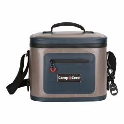 Camp-Zero 7.6 Qt. Soft Cooler, 12-Can Capacity, Beige and Blue thumbnail 1