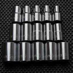 Stanley 15-Piece 1/2 in. Drive Metric Deep Socket Set, 12-Point Professional Grade thumbnail 3
