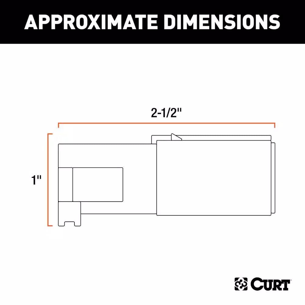 CURT 4-Way Round Trailer Side Connector Plug