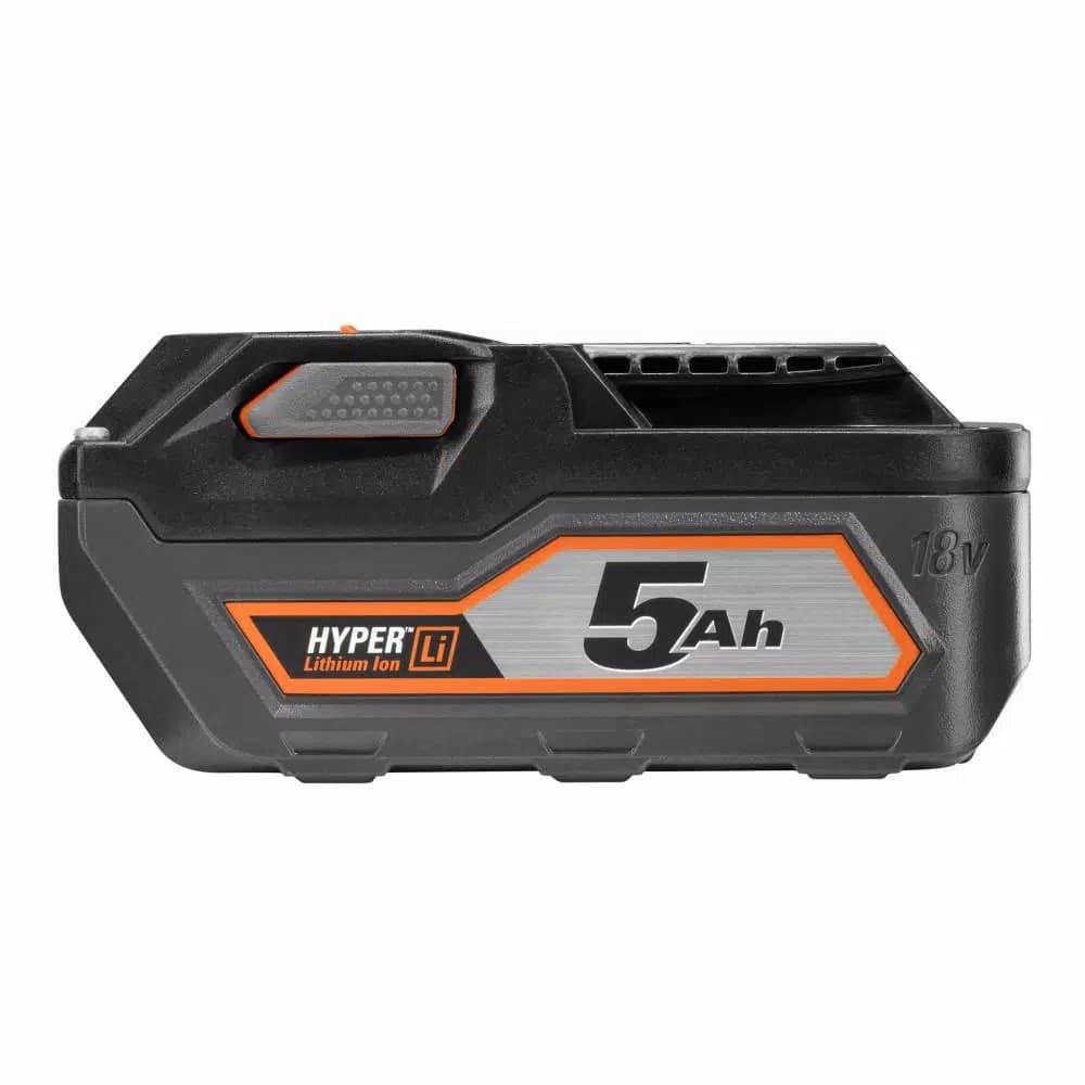 RIDGID 18V 5.0 Ah Lithium-Ion Battery Pack, 2-Pack