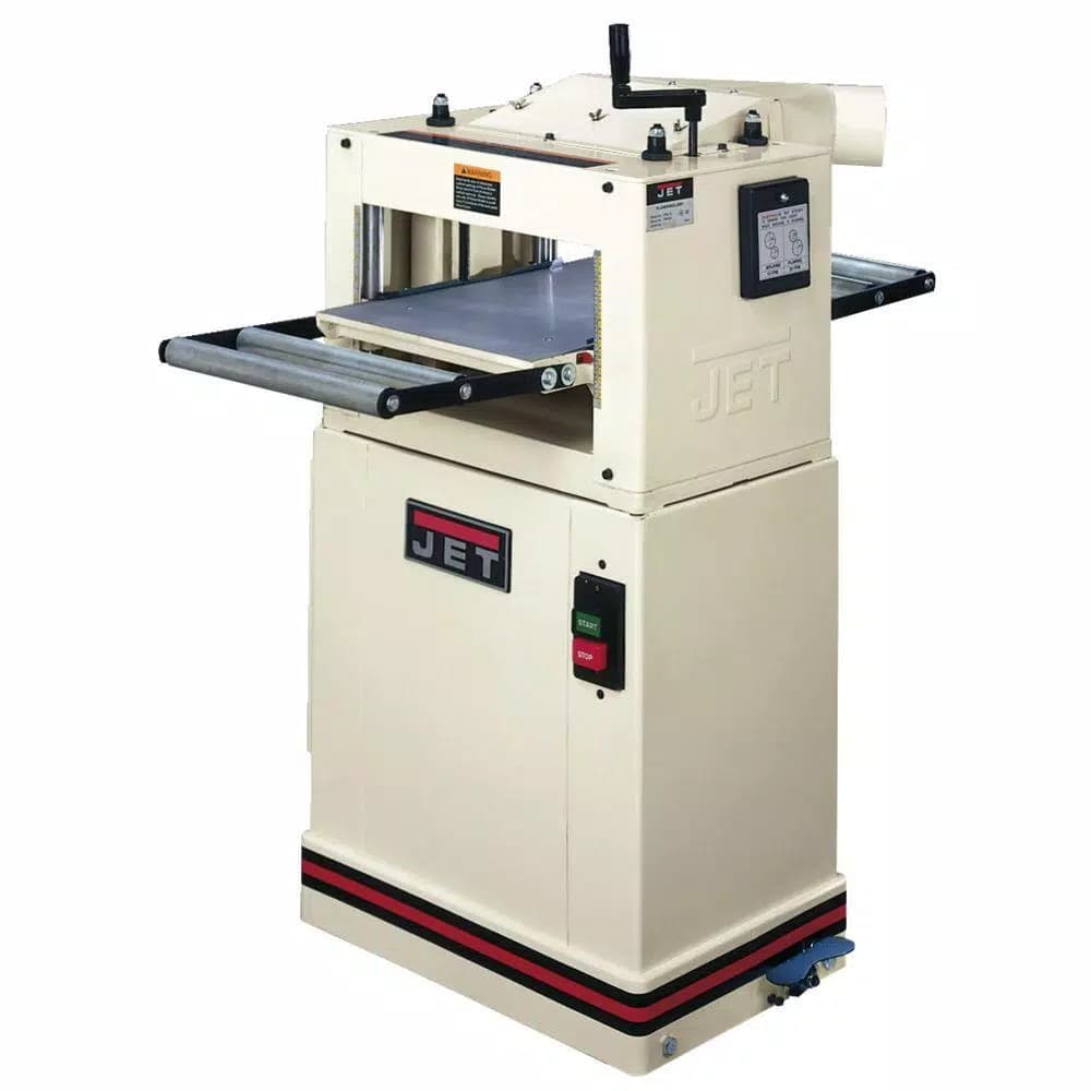 Jet JPM-13CS 13 in. Woodworking Planer and Molder Combination Machine with Closed Stand, 1.5 HP