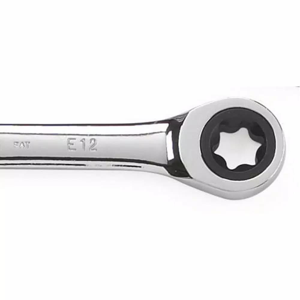 GearWrench E-Torx Ratcheting Double Box-End Wrench, E10 x E12