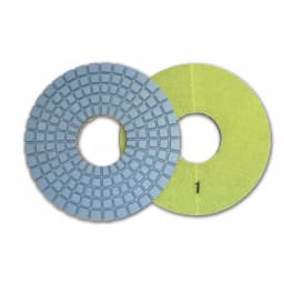 Unbranded Con-Shine 6 in. 5-Step Dry/Wet Diamond Polishing Pads Set of 5 thumbnail 2