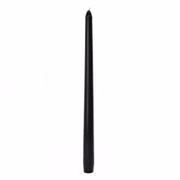 Zest Candle 12-Pack Black Taper Candles, 12 in. Height for Weddings, Events, and Holiday Decor thumbnail 2