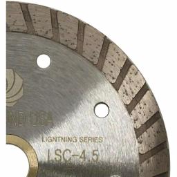 Whirlwind USA 4.5 in. Turbo Rim Diamond Blade for Concrete, Stone, Brick, and Masonry thumbnail 2