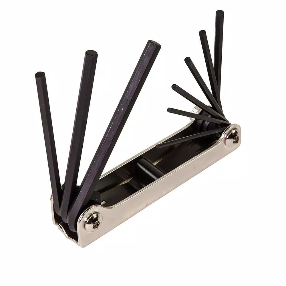 Klein Tools 9-Piece Folding Hex-Key Set, SAE Inch Sizes