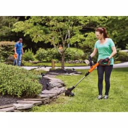 BLACK+DECKER 20V MAX 12 in. Cordless 2-in-1 String Trimmer and Edger with 2.5 Ah Battery and Charger thumbnail 9