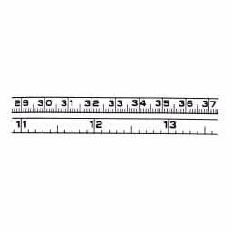 Lufkin Executive Diameter Pocket Tape Measure, 6.56 ft (2m), Chrome Case thumbnail 2