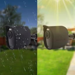 Wasserstein Protective Silicone Sunroof Skins for Arlo Ultra, Ultra 2, Pro 3 & Pro 4 (3-Pack, Black) thumbnail 5