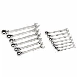 Husky 13-Piece Master Metric Reversible Ratcheting Wrench Set thumbnail 5