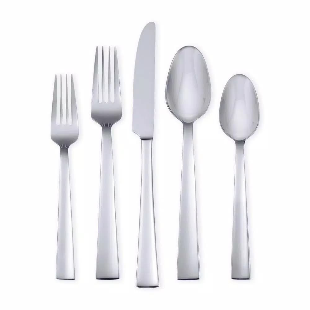 Oneida Madison Avenue 45-Piece 18/0 Stainless Steel Flatware Set, Service for 8