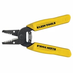 Klein Tools 6-1/4 in. Wire Stripper and Cutter for 10-18 AWG Solid Wire, Hardened Steel thumbnail 1