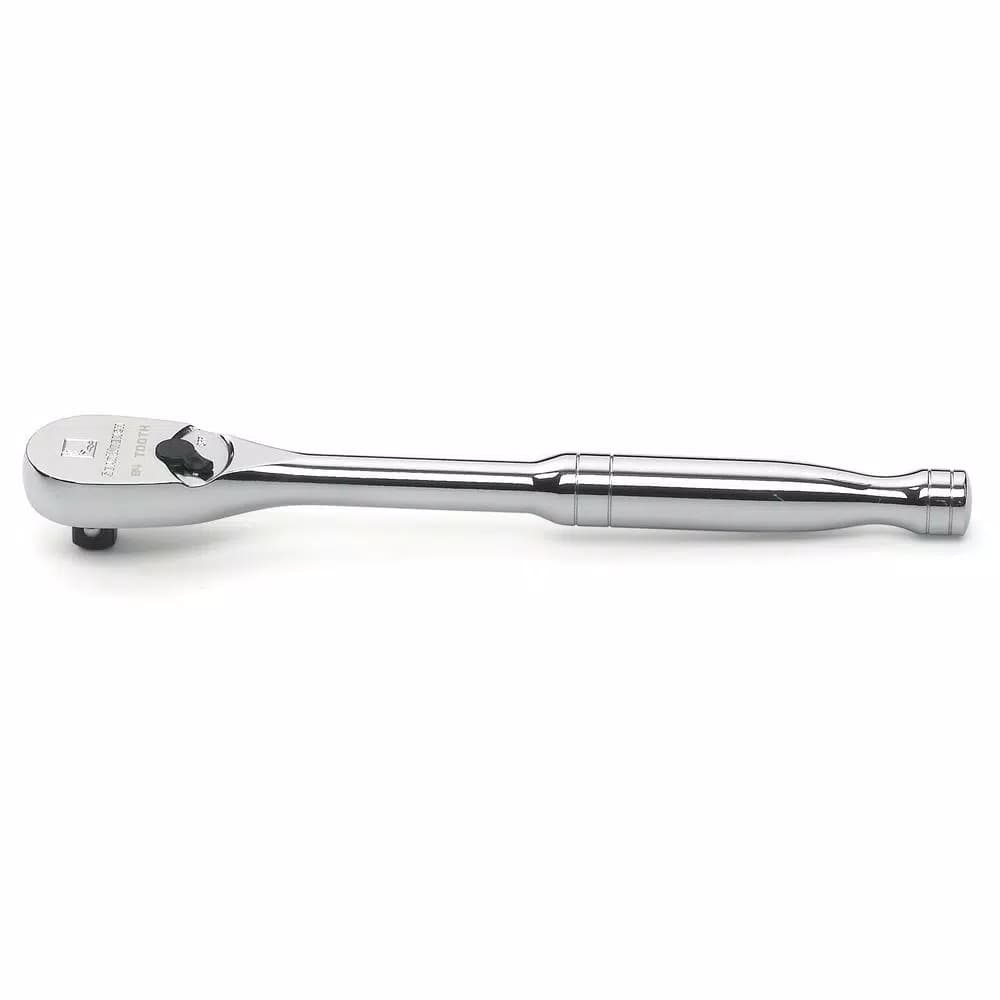 GearWrench 84-Tooth Full Polish Ratchet Set, 1/4 in., 3/8 in., and 1/2 in. Drive, 3-Piece