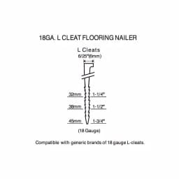 Husky HD18GLCN Pneumatic 18-Gauge 1-3/4 in. L-Cleat Flooring Nailer thumbnail 7