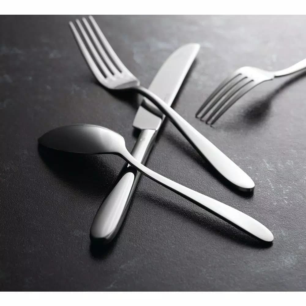 Oneida Mascagni 18/10 Stainless Steel Teaspoons, European Size (Set of 12)